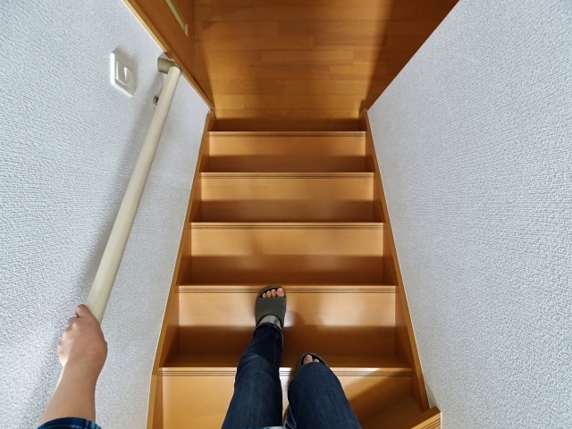 階段の移動のリノベーション